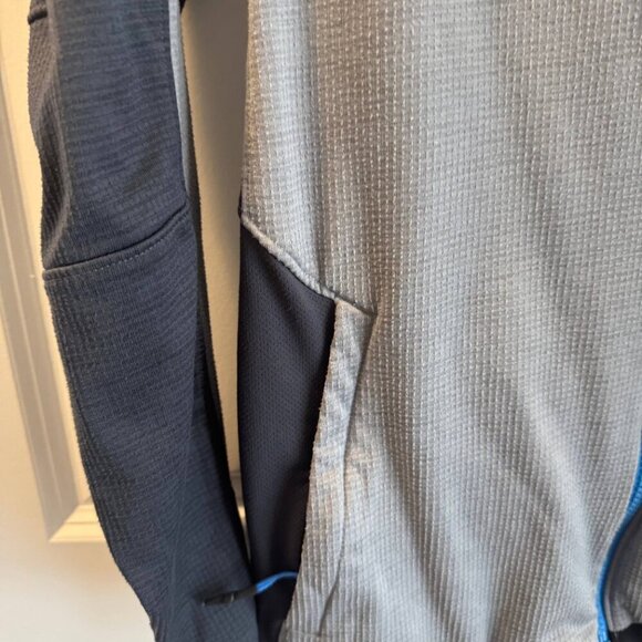 Under Armour Cold Gear Reactor Hoodie Mens Small Gray Fleece Casual Full Zipper - Picture 3 of 8